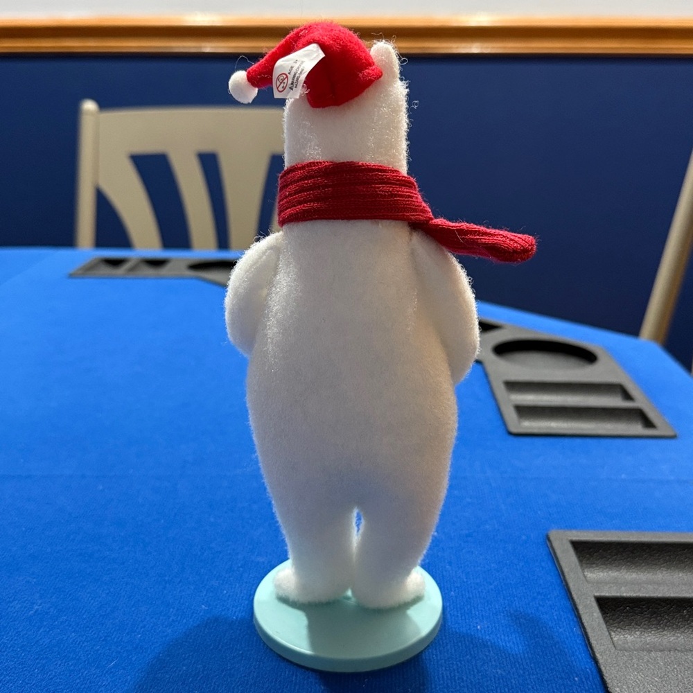 Wondershop Festive Polar Bear with Red Scarf and Hat - Picture 2 of 2